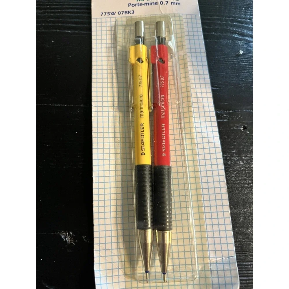 4 Staedtler 0.5 & 0.7 Mechanical Micro Pencils (1) 77210 (1) 772 15N (2) 775 07